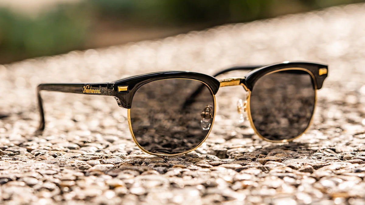 Glossy Black & Gold Brooklines Rx