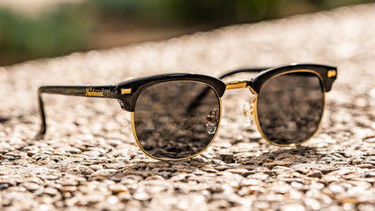 Glossy Black & Gold Brooklines Rx